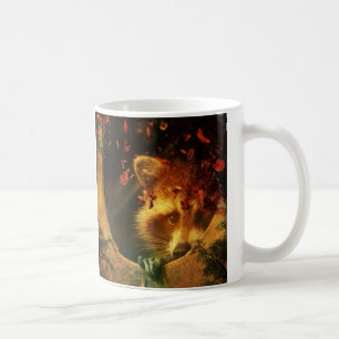 Mug Russe automne orange feuilles d'automne boisé rato