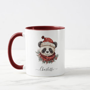 Mug Russe Panda Père Noël Joyeux Noël