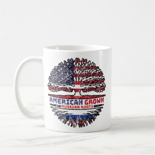 Mug Russia Russian US American États-Unis Tree