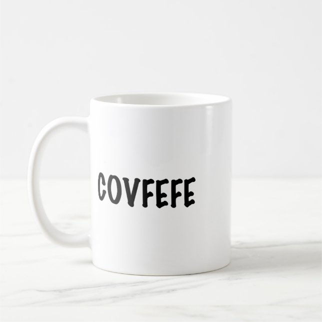 Mug Russie Covfefe - Débarrassez-vous du maillot Trump (Gauche)