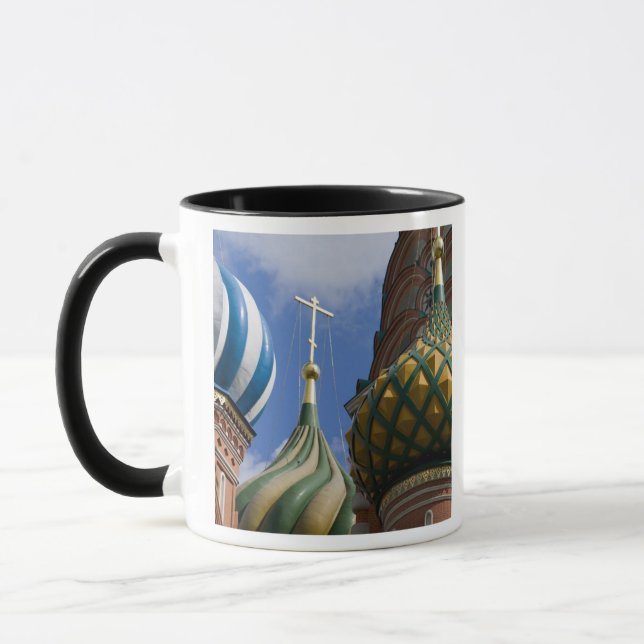 Mug Russie, Moscou, Carré rouge. Saint Basil's (Gauche)