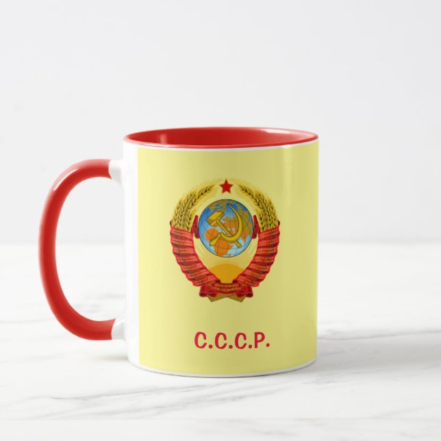 Mug Russie URSS Armoiries de manteau Musique (Gauche)