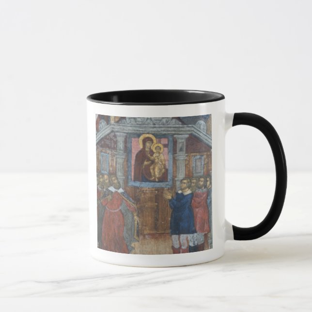 Mug Russie, Yaroslavl, fresque dans la cathédrale St. (Droite)