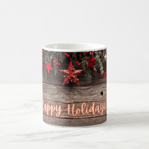 Mug Rustic Neon Joyeuses Fêtes