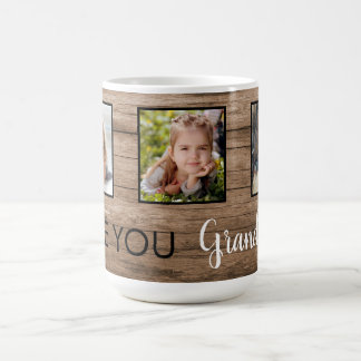 Mug Rustic Wood Love You Three Photo 