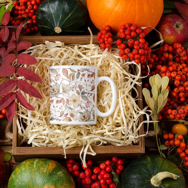 Mug Rustique Floral d'automne (Créateur téléchargé)