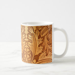 Mug Rustique motif western pays à outils cuir