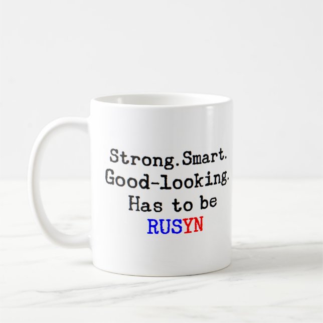 Mug rusyn strong (Gauche)