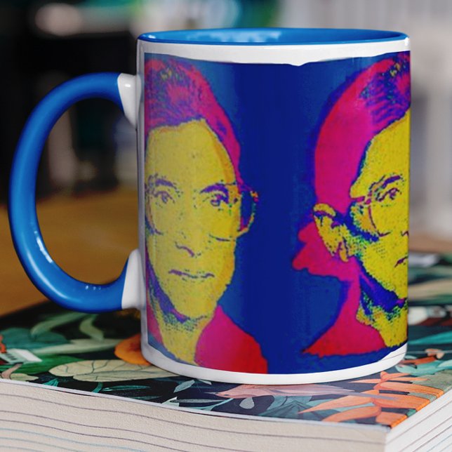 Mug Ruth Bader Ginsburg 1983, Pop Art Portrait (Créateur téléchargé)