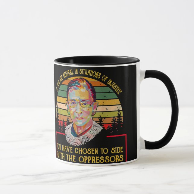 Mug Ruth Bader Ginsburg Continuez Le Bon Combat - RBG (Droite)