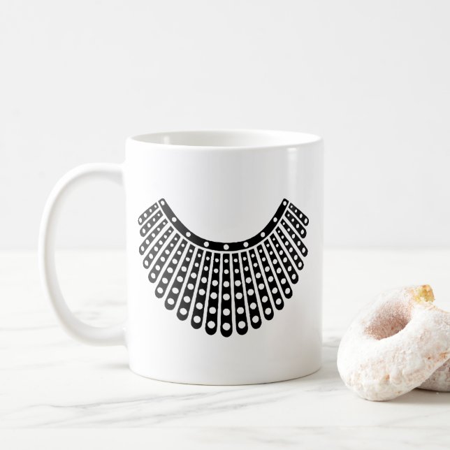 Mug Ruth Bader Ginsburg Mug, col RBG (Avec donut)