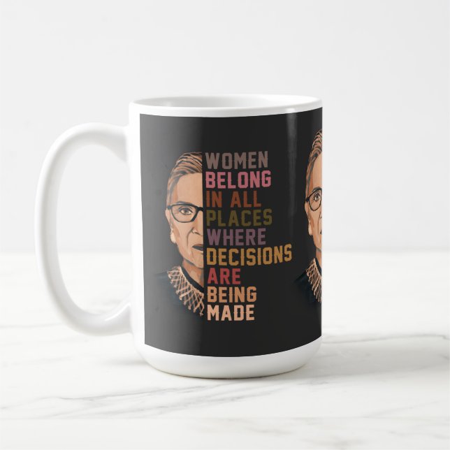 Mug Ruth Bader Ginsburg RBG (Gauche)