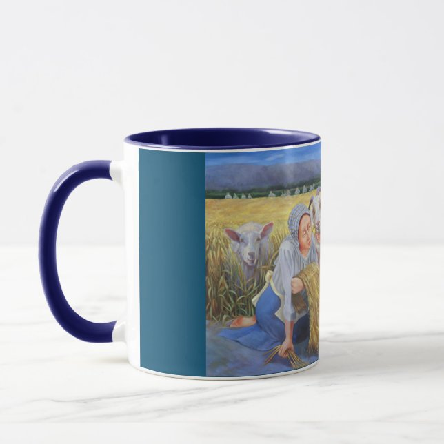 Mug Ruth, Boaz et la récolte d'orge (Gauche)