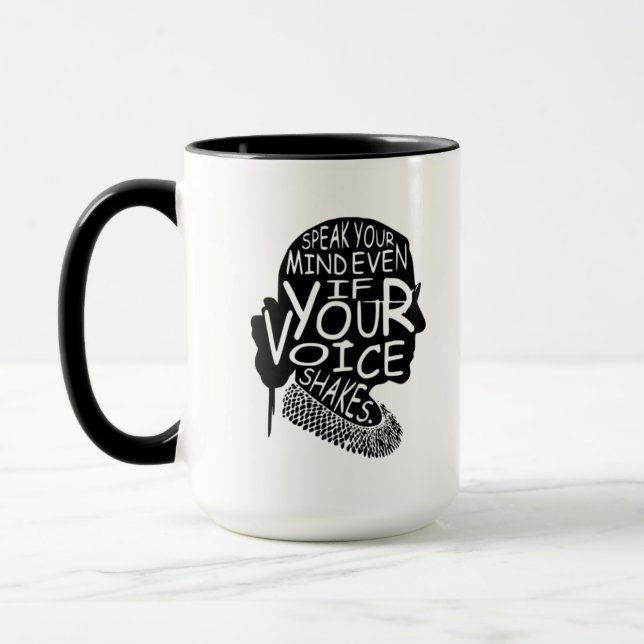 Mug Ruth Parle De Ton Esprit Même Si Ta Voix Tire (Gauche)