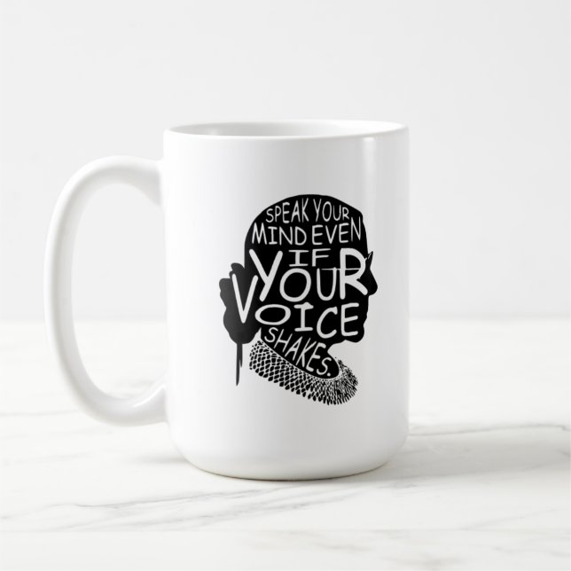 Mug Ruth Parle Ton Esprit Même Si Ta Voix Tire (Gauche)