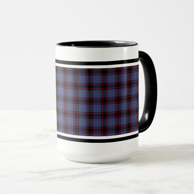 Mug Rutherford Clan Scottish Tartan (Devant droit)