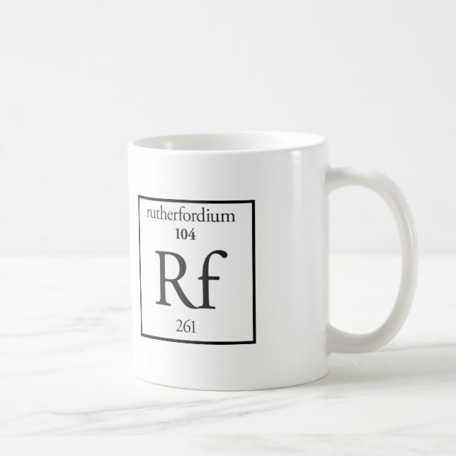 Mug Rutherfordium (Droite)