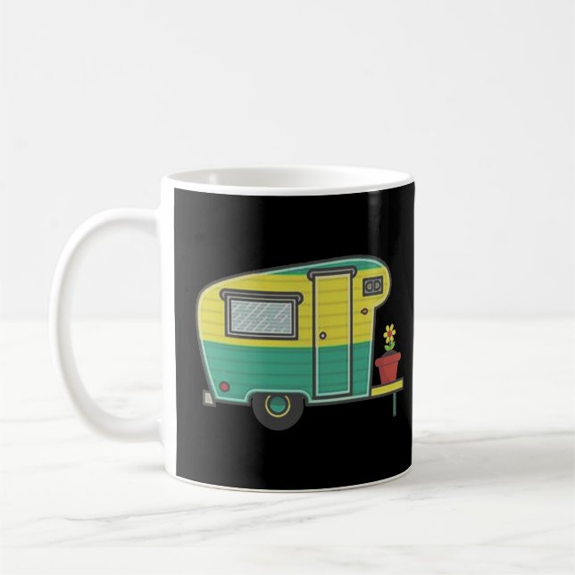 Mug RV Camping Mèmes, Home is Where You Park, Camping (Gauche)