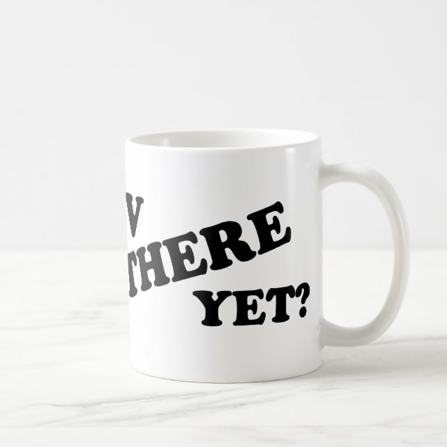 Mug RV LÀ ENCORE ? (blanc) (Droite)