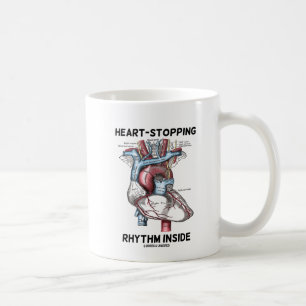 Mug Rythme cardiaque intérieur (Coeur anatomique)
