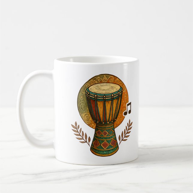 Mug Rythme tribal vibrant (Gauche)