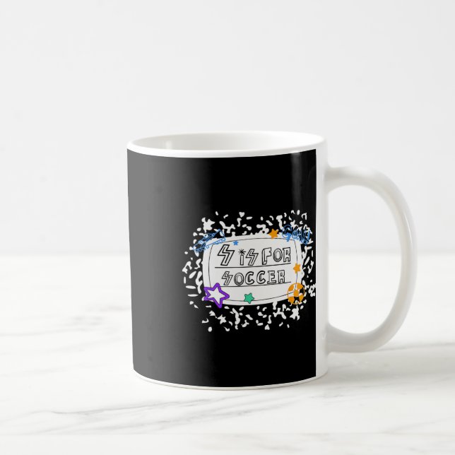 Mug S est pour le cahier de composition de football Jo (Droite)