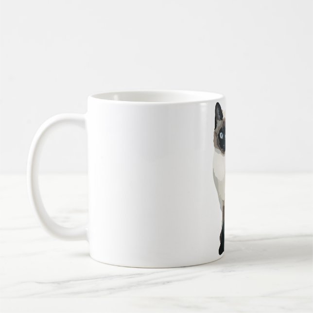 Mug S est pour le chat siamois (Gauche)