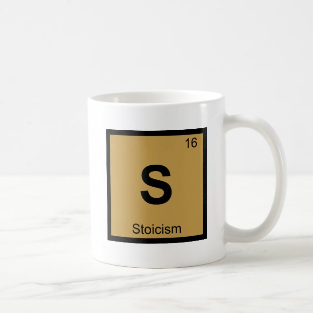 Mug S - Philosophie de stoïcisme Chimie Tableau périod (Droite)