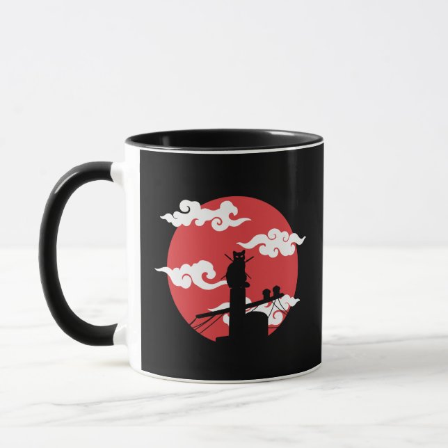 Mug S Rank Rogue Ninja Chat Funny Anime cadeaux Amoure (Gauche)