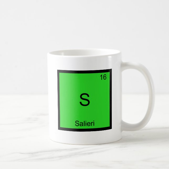 Mug S - Salieri T-Shirt Symbole Élément Chimie Drôle (Droite)