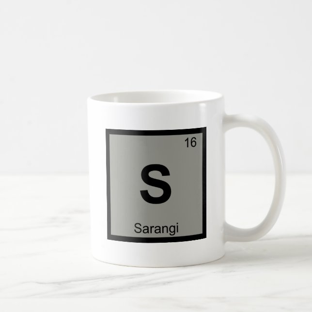 Mug S - Symbole de table périodique de la chimie de la (Droite)