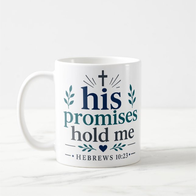 Mug Sa citation de verset biblique inspirante (Gauche)