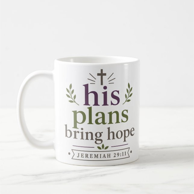 Mug Sa collection de citations chrétiennes Plans appor (Gauche)