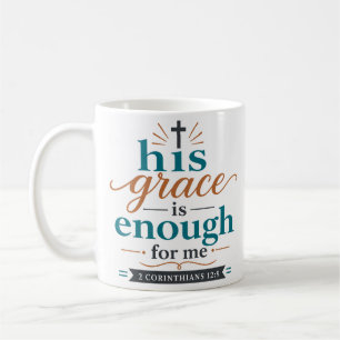 Mug Sa Grâce Me Suffit Citation De L'Écriture