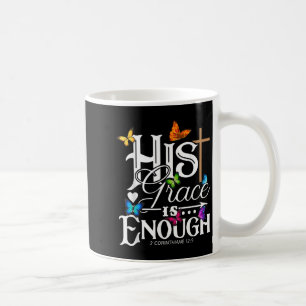 Mug Sa Grâce Suffit - Papillon Art - Religieux