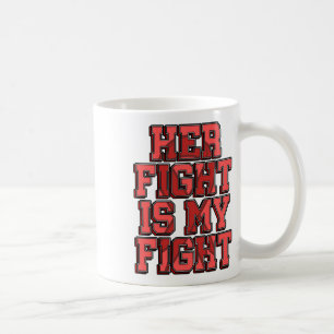 Mug Sa lutte est ma lutte Maladie cardiaque Artères co