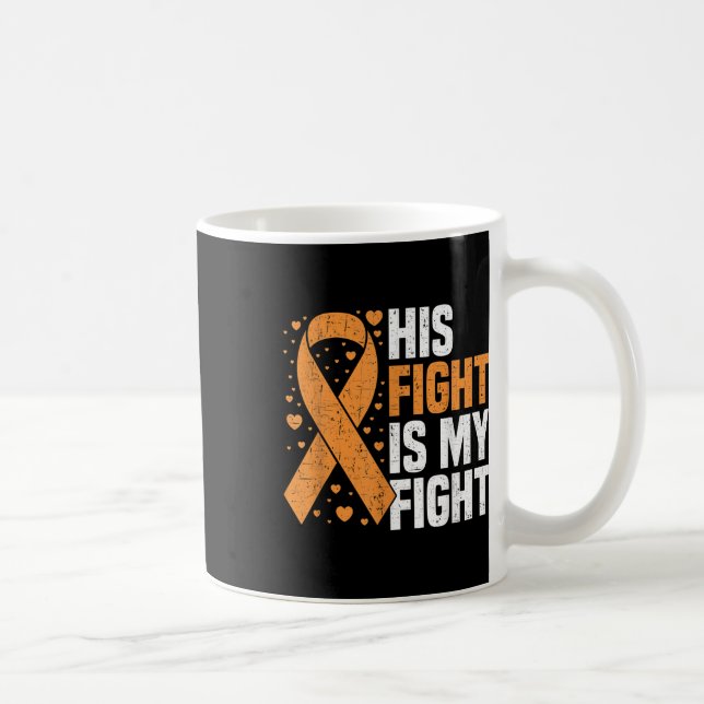 Mug Sa lutte est ma lutte Sensibilisation à la leucémi (Droite)