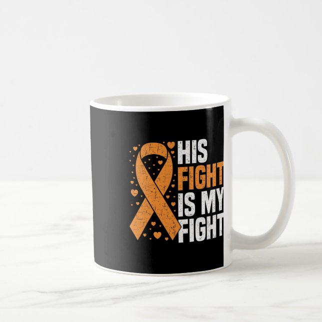 Mug Sa lutte est ma lutte Sensibilisation à la leucémi (Droite)