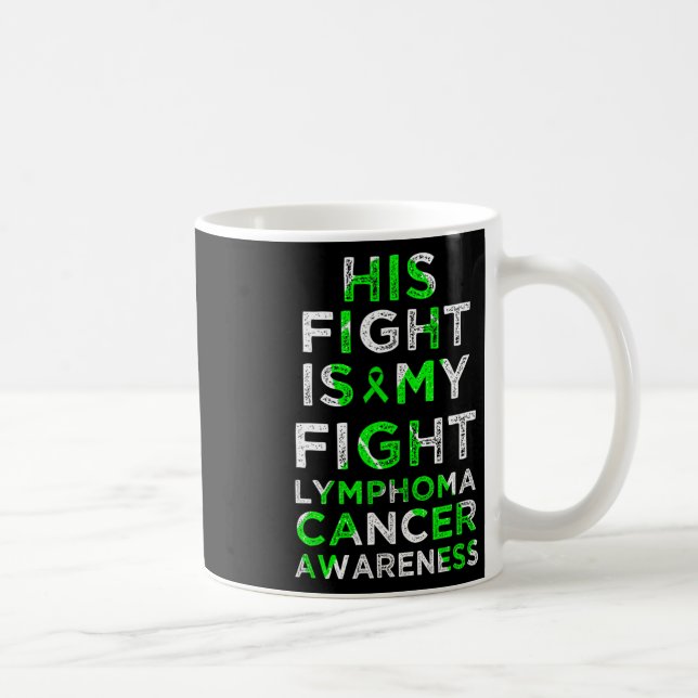 Mug Sa lutte est ma lutte Sensibilisation au lymphome  (Droite)