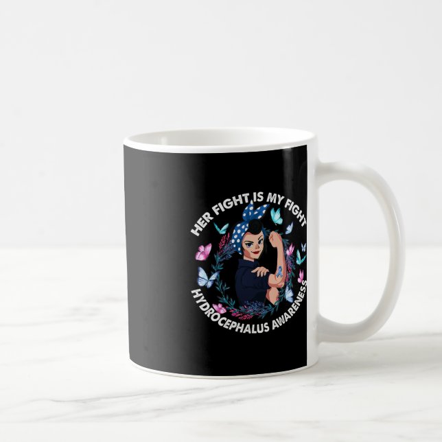 Mug Sa Lutte Est Mon Combat Hydrocéphalie Sensibilisat (Droite)