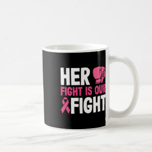 Mug Sa Lutte Est Notre Combat Boxe Gant Cancer Du Sein