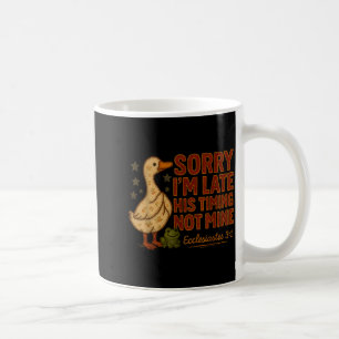 Mug Sa synchronisation pas la mienne Canard Grenouille