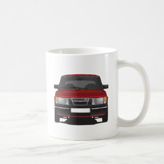 Mug Saab 900 turbo (rouge)