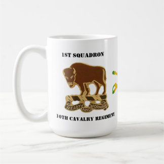Mug Sabers du 1er escadron, du 10e insigne de cavaleri