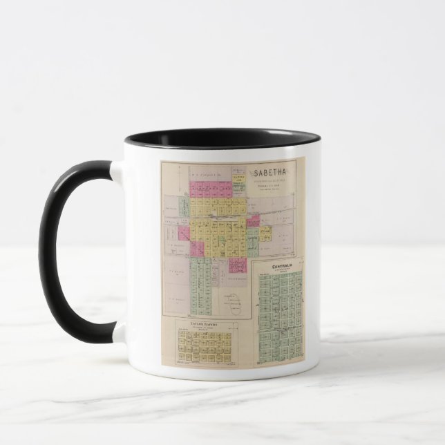Mug Sabetha, Centralia et Taylor Rapids, Kansas (Gauche)