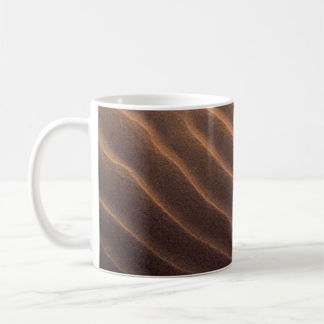 Mug Sable Brown avec eau le matin (Gauche)