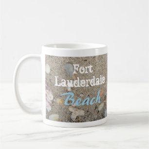 Mug Sable De Plage De Fort Lauderdale, Coques, Corail