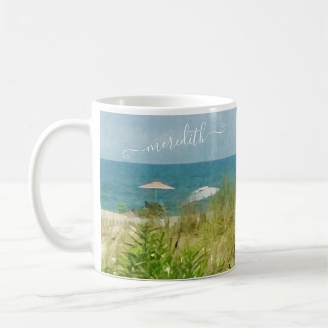 MUG SABLE DE PLAGE SOLEIL DE MER SAISON PROFITEZ! (Gauche)