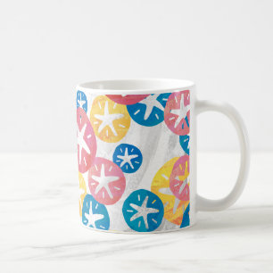 Mug Sable Dollar Jaune Rouge Bleu Motif