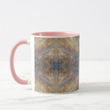 Sable du désert Boho Papier Marbré Vintage Rose M